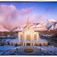Ogden Winter Sunset Aerial