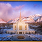 Ogden Winter Sunset Aerial