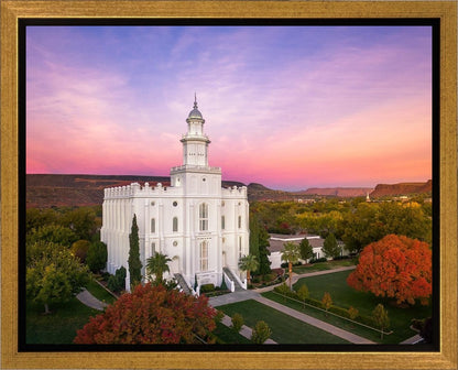St. George Aerial Sunset