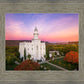 St. George Aerial Sunset