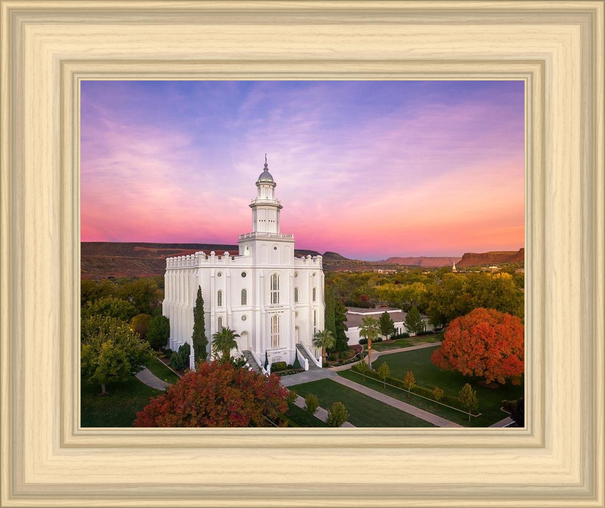 St. George Aerial Sunset