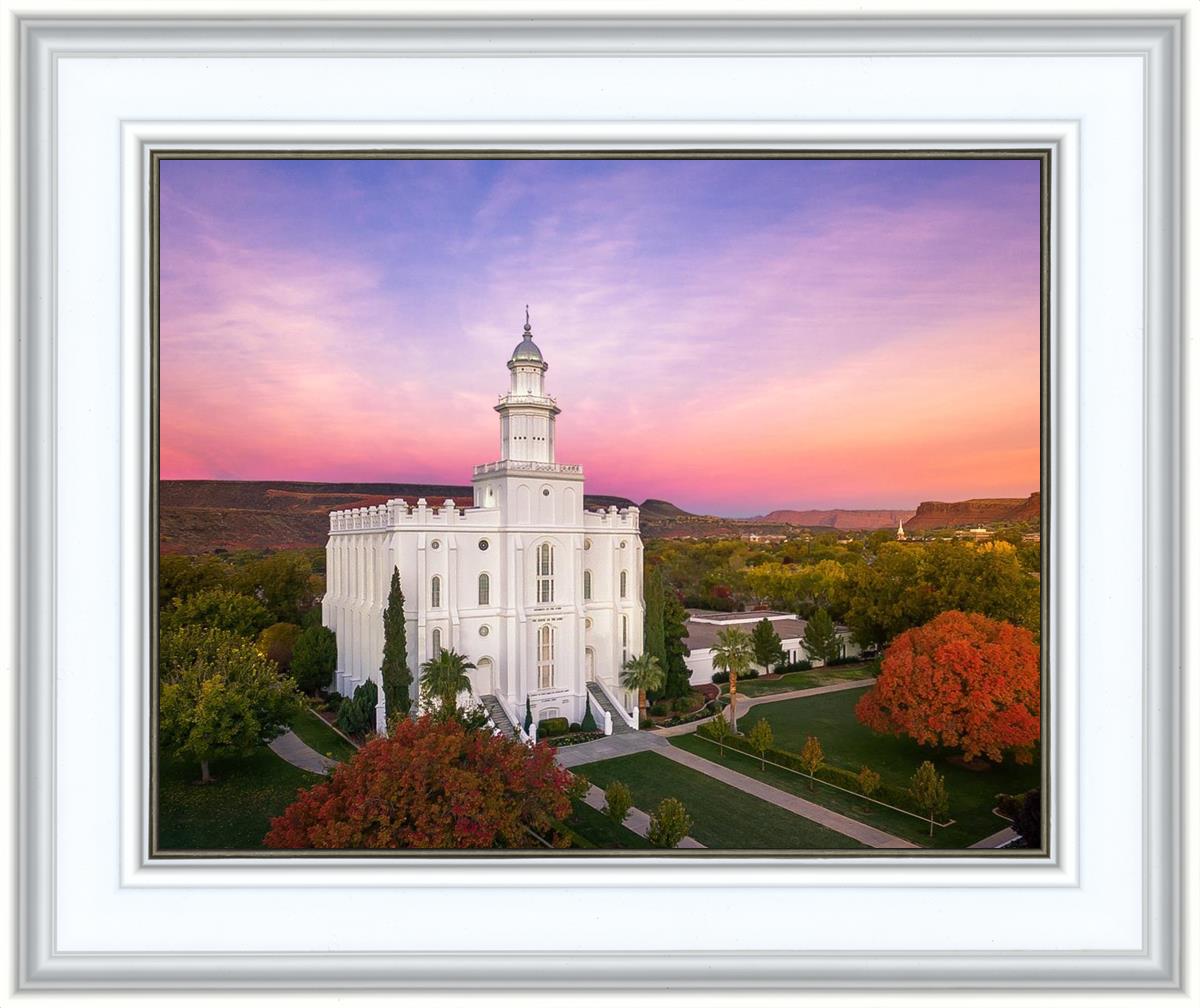 St. George Aerial Sunset
