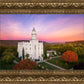 St. George Aerial Sunset