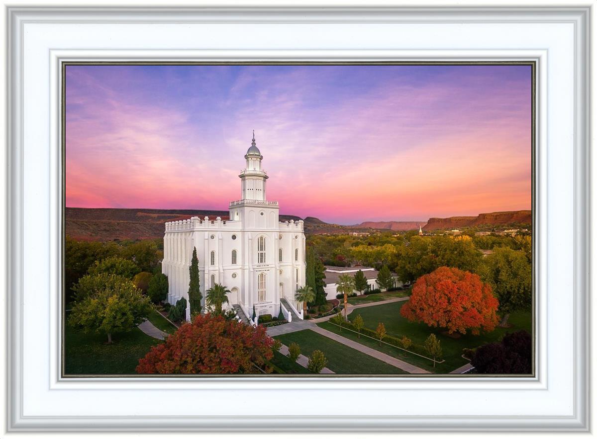 St. George Aerial Sunset