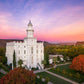 St. George Aerial Sunset