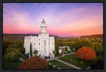 St. George Aerial Sunset