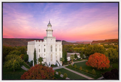 St. George Aerial Sunset