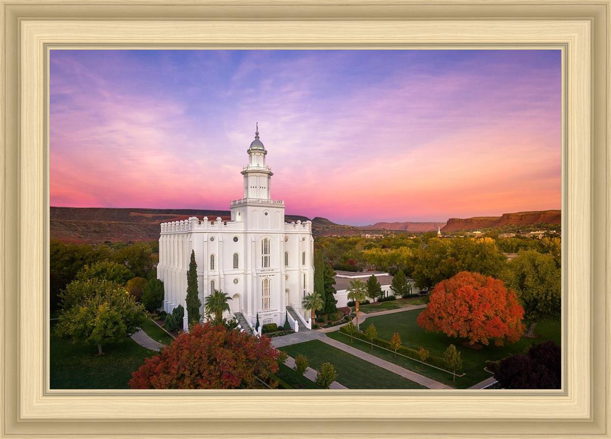 St. George Aerial Sunset