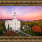 St. George Aerial Sunset