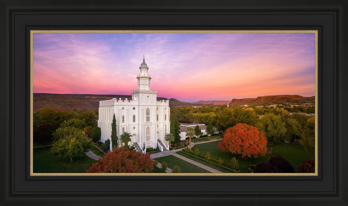 St. George Aerial Sunset