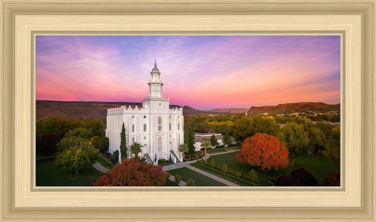 St. George Aerial Sunset