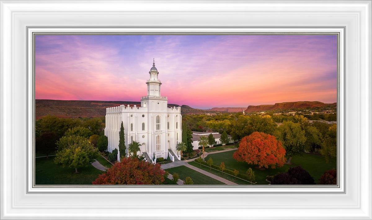 St. George Aerial Sunset