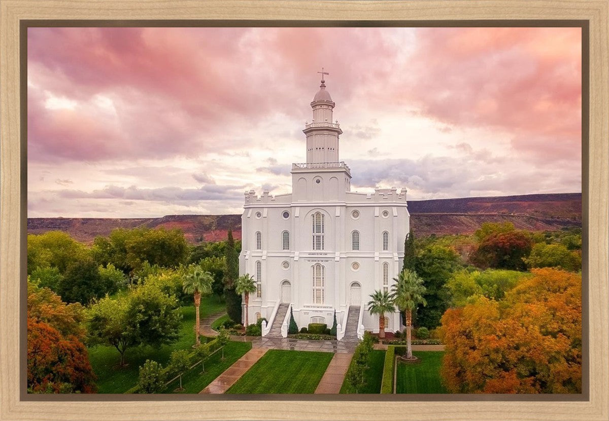 St. George Aerial Gallery Wrap