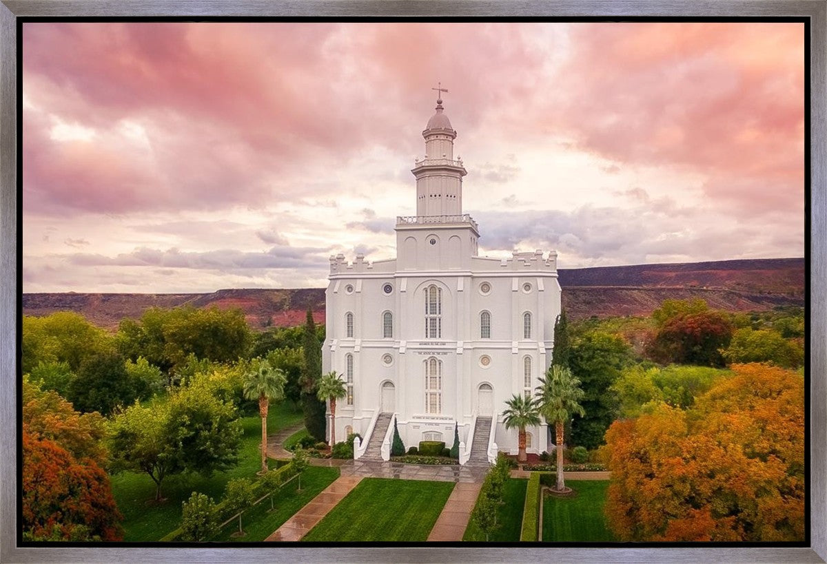 St. George Aerial Gallery Wrap