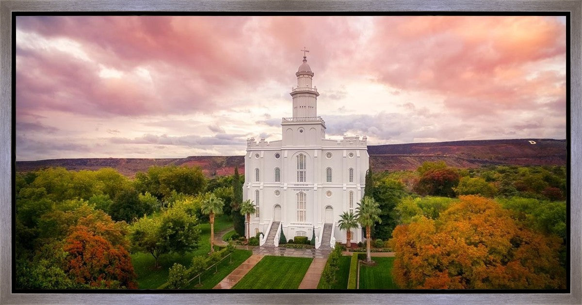 St. George Aerial Gallery Wrap