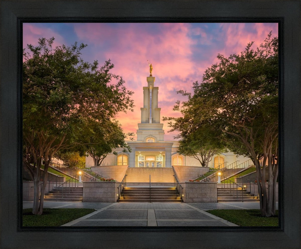 San Antonio Fiery Glow Gallery Wrap