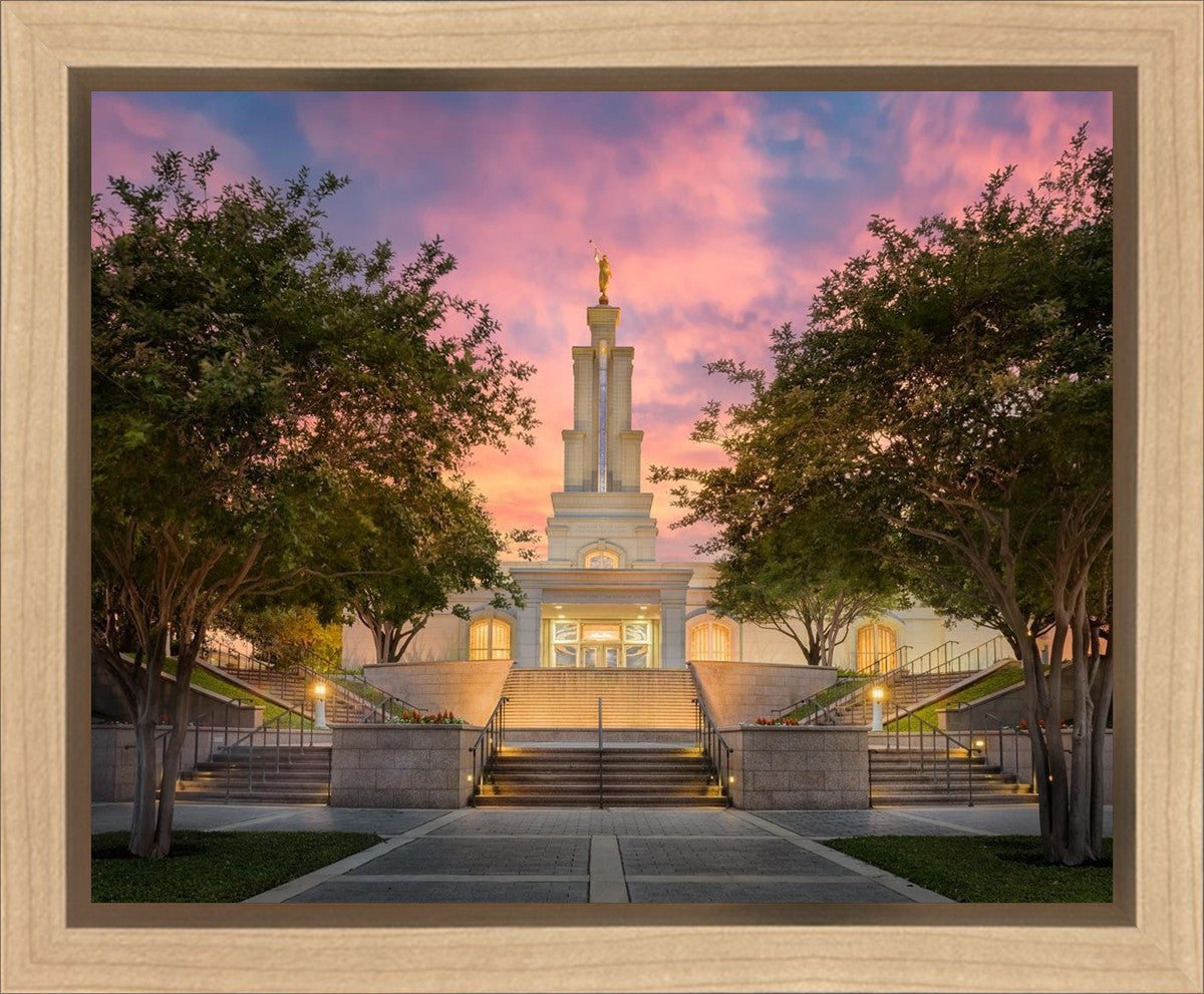 San Antonio Fiery Glow Gallery Wrap