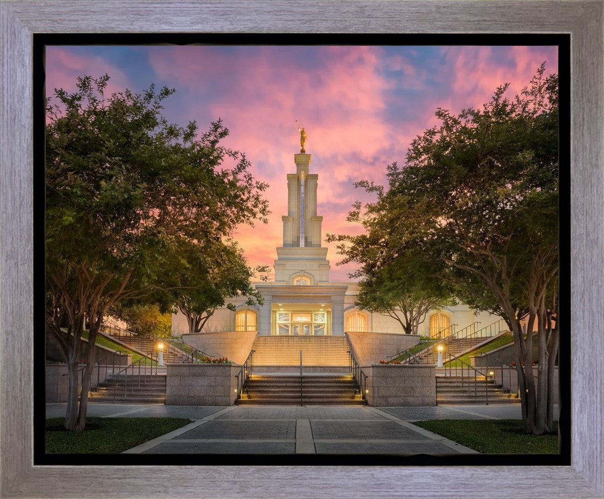 San Antonio Fiery Glow Gallery Wrap