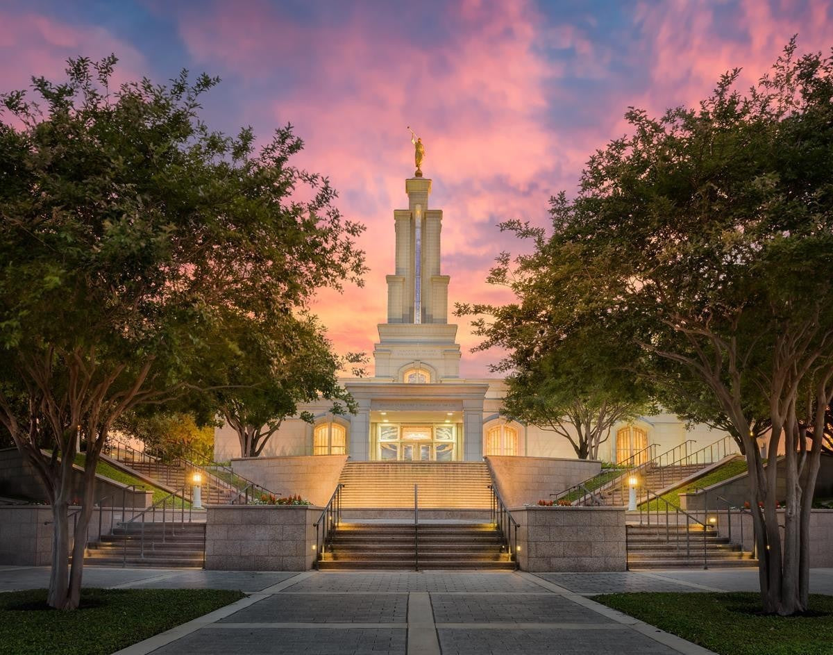 San Antonio Fiery Glow Gallery Wrap