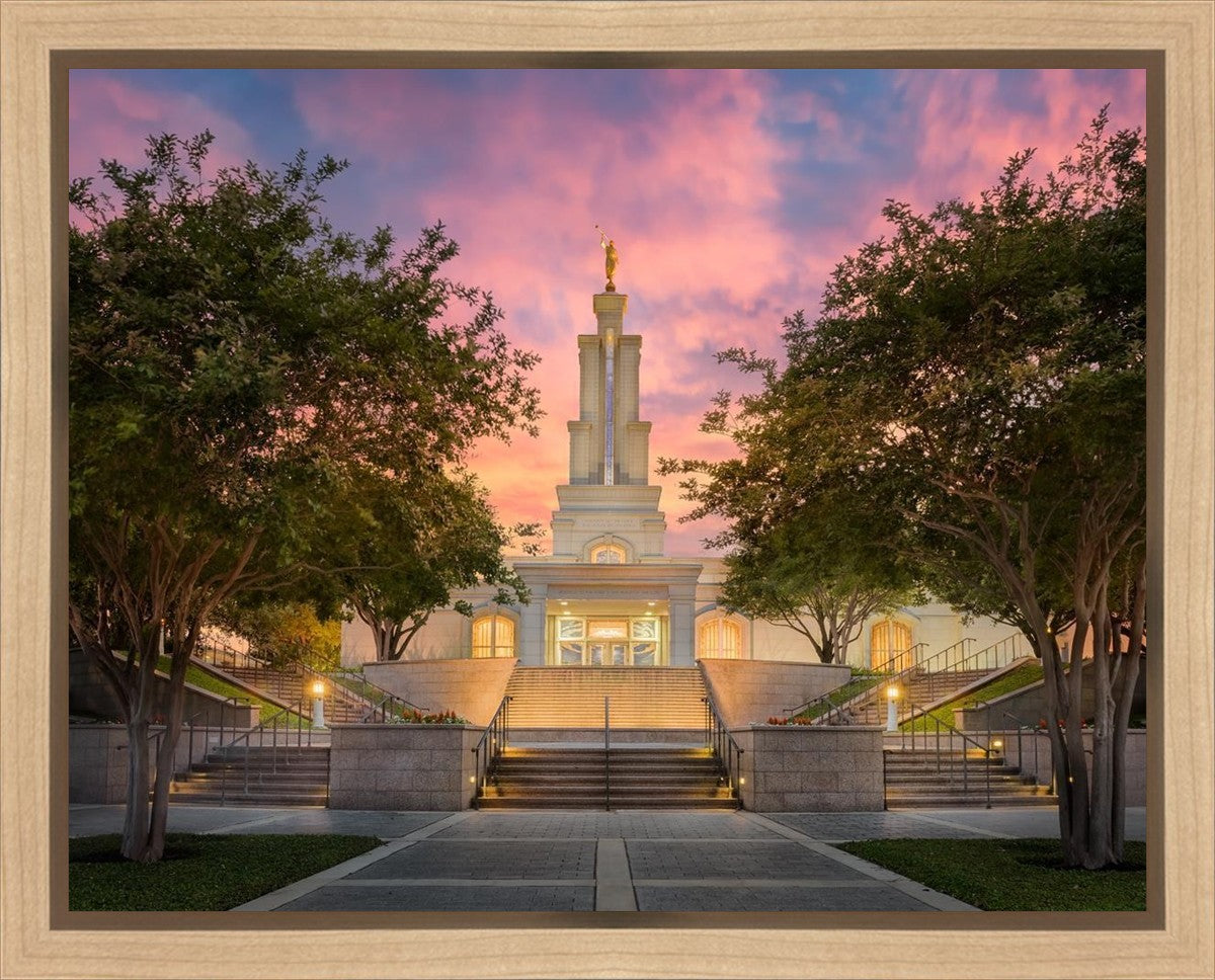 San Antonio Fiery Glow Gallery Wrap