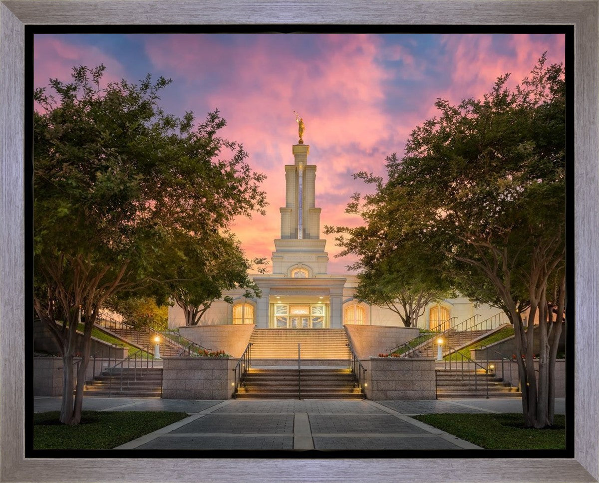 San Antonio Fiery Glow Gallery Wrap