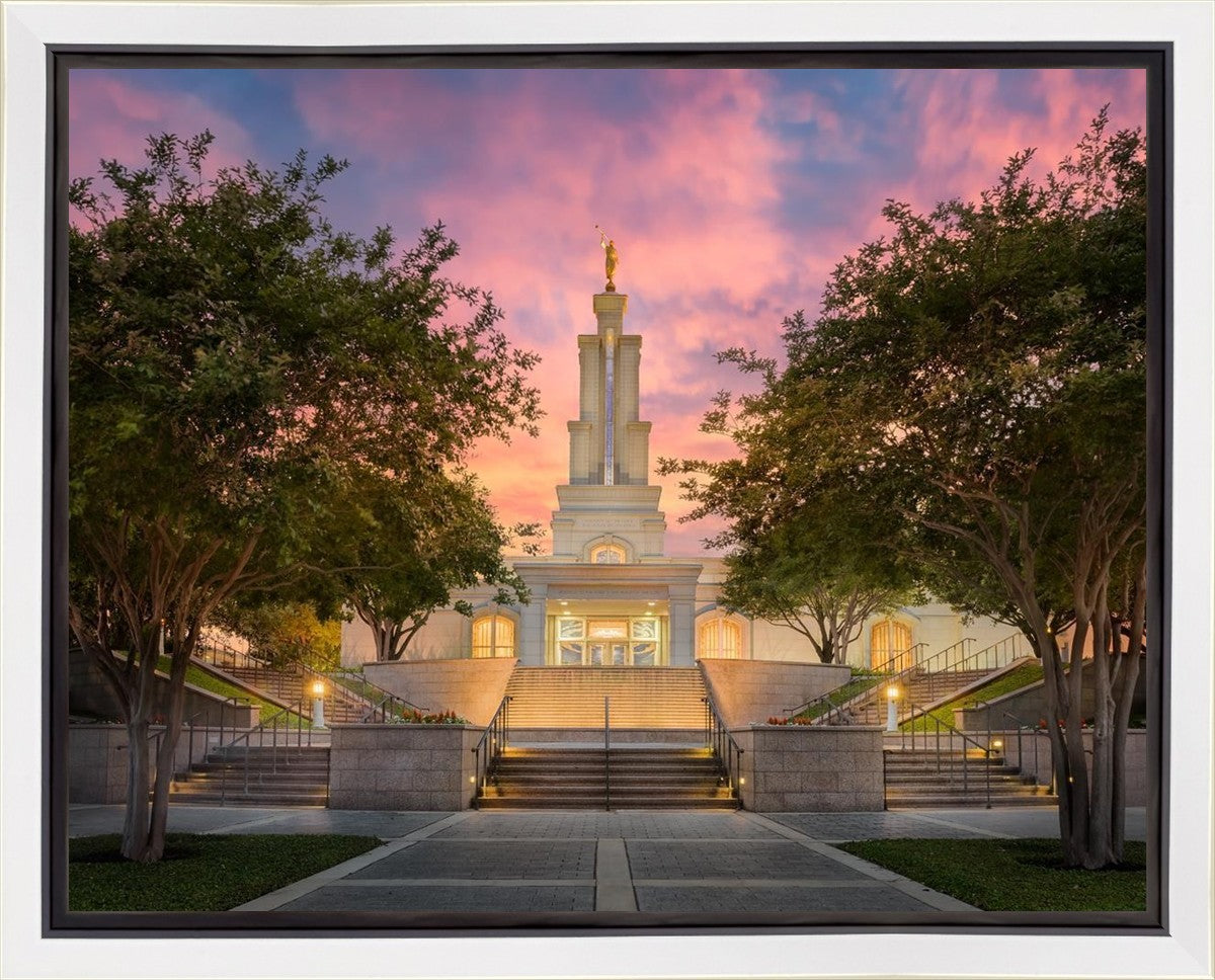 San Antonio Fiery Glow Gallery Wrap