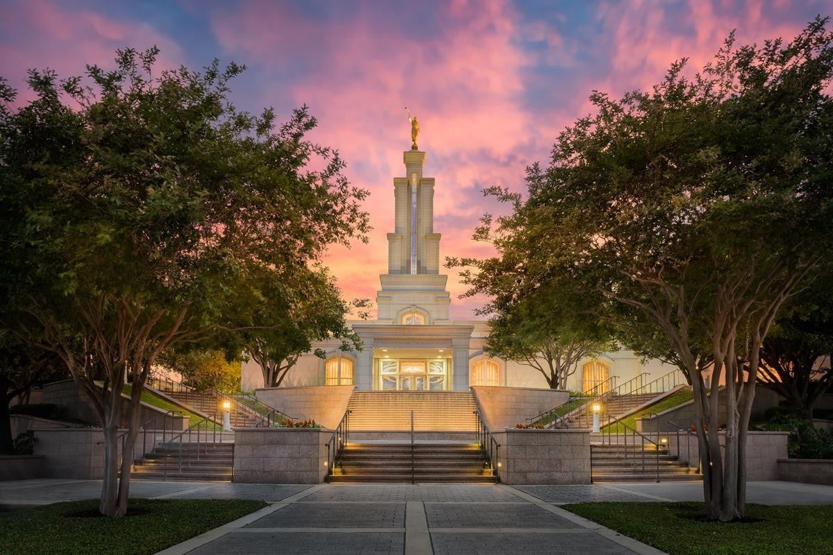 San Antonio Fiery Glow Gallery Wrap