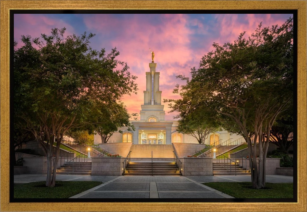 San Antonio Fiery Glow Gallery Wrap