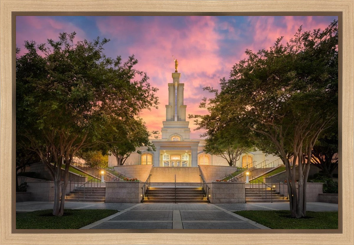 San Antonio Fiery Glow Gallery Wrap