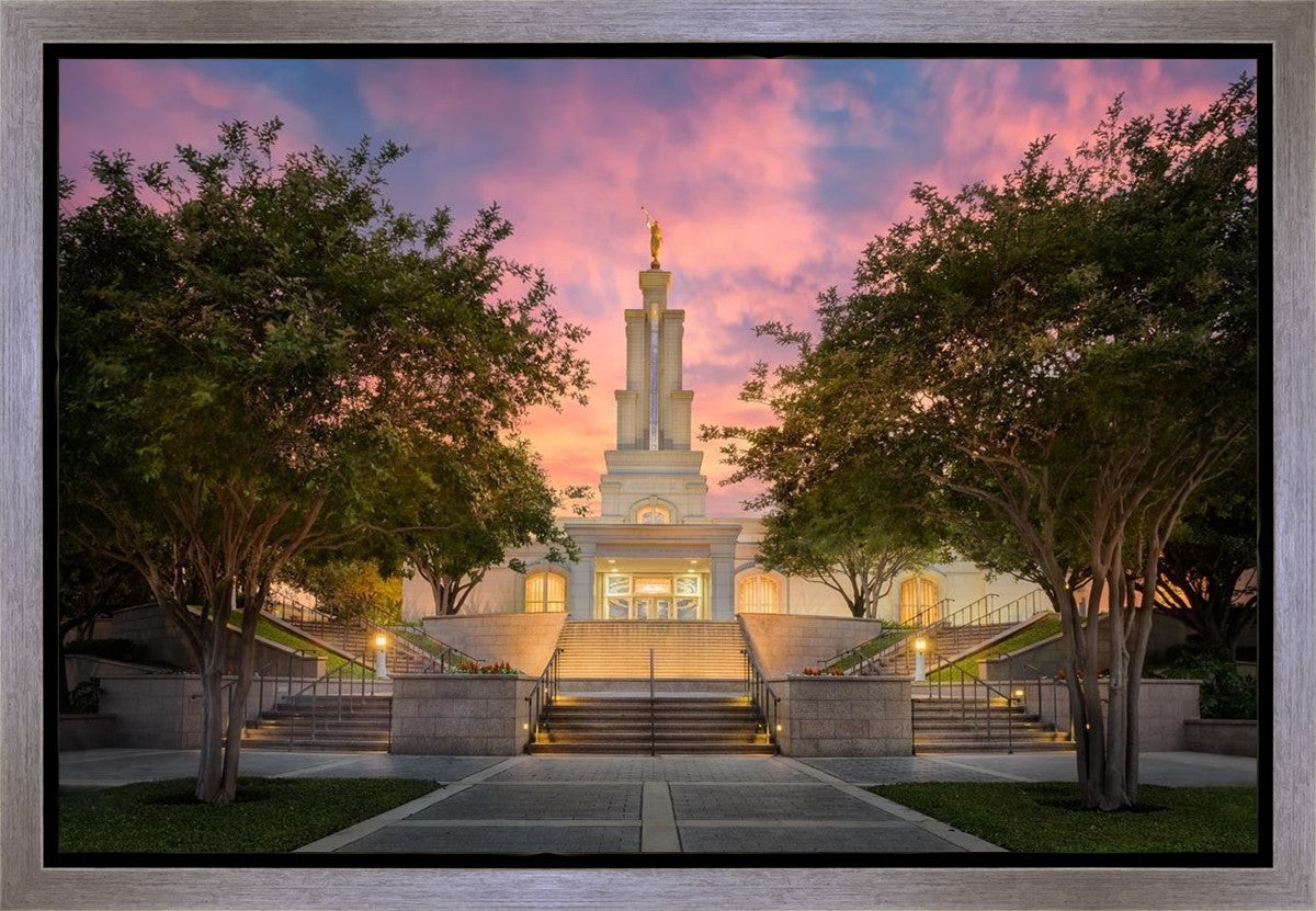 San Antonio Fiery Glow Gallery Wrap