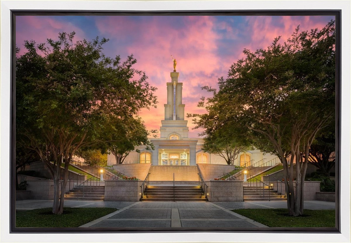 San Antonio Fiery Glow Gallery Wrap