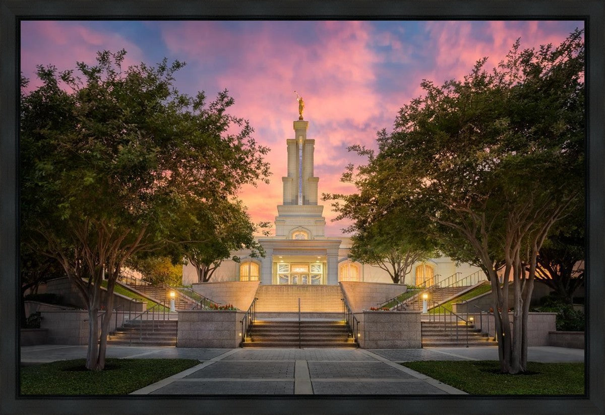 San Antonio Fiery Glow Gallery Wrap