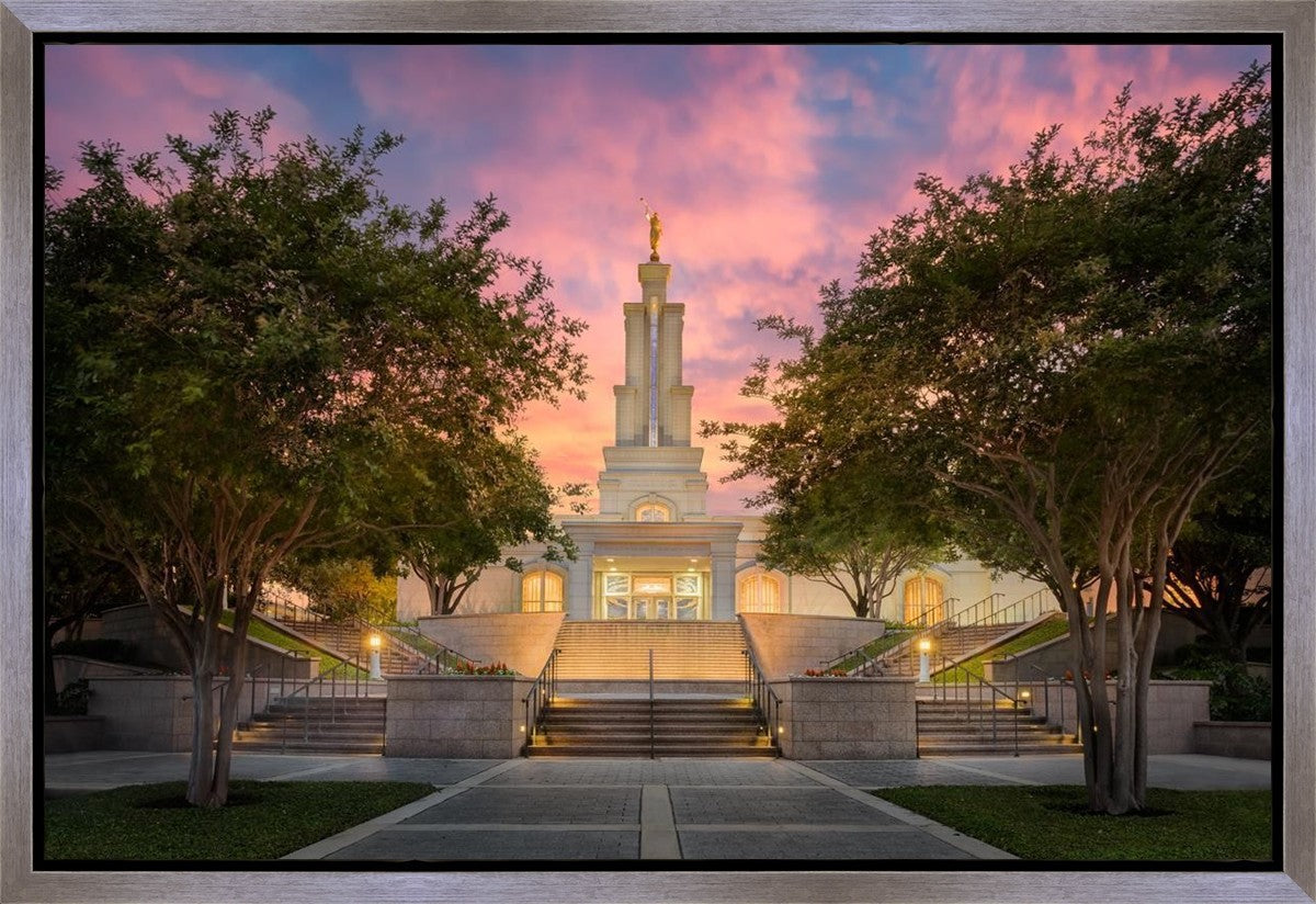 San Antonio Fiery Glow Gallery Wrap