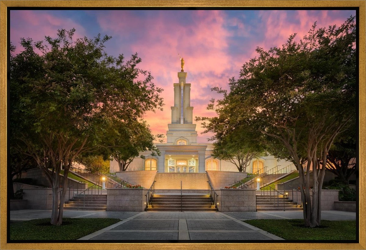 San Antonio Fiery Glow Gallery Wrap