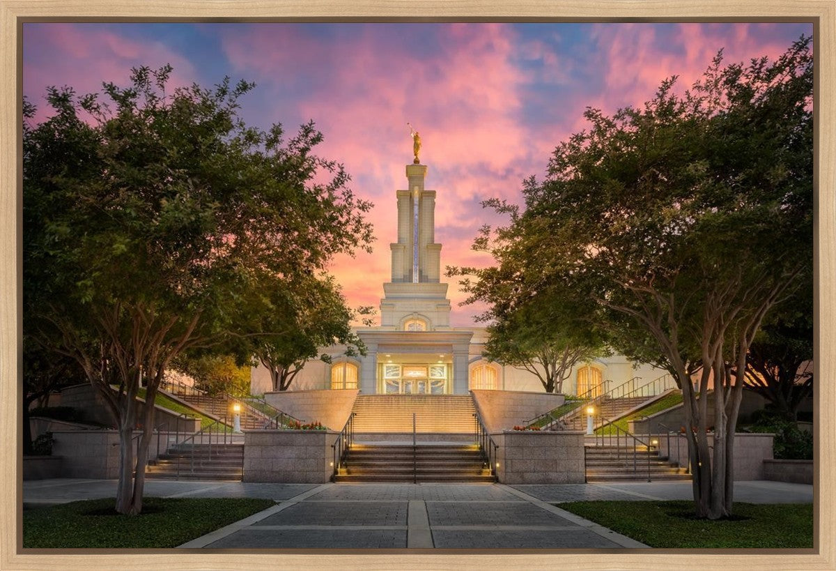 San Antonio Fiery Glow Gallery Wrap
