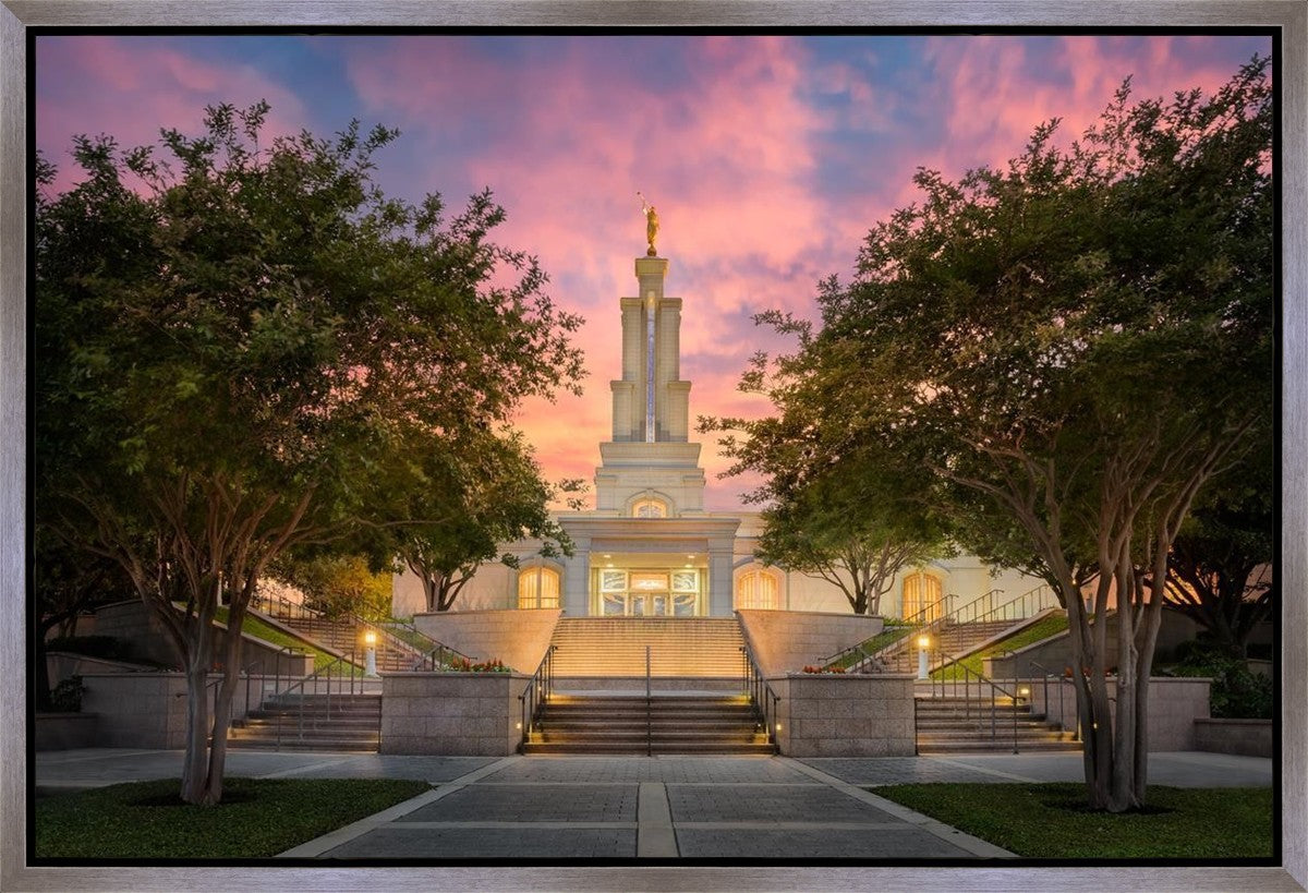 San Antonio Fiery Glow Gallery Wrap