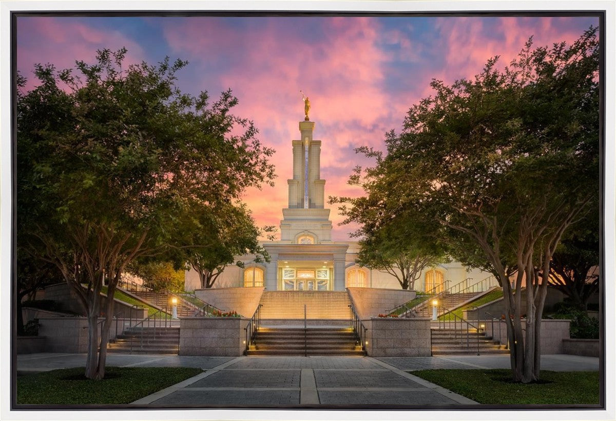 San Antonio Fiery Glow Gallery Wrap