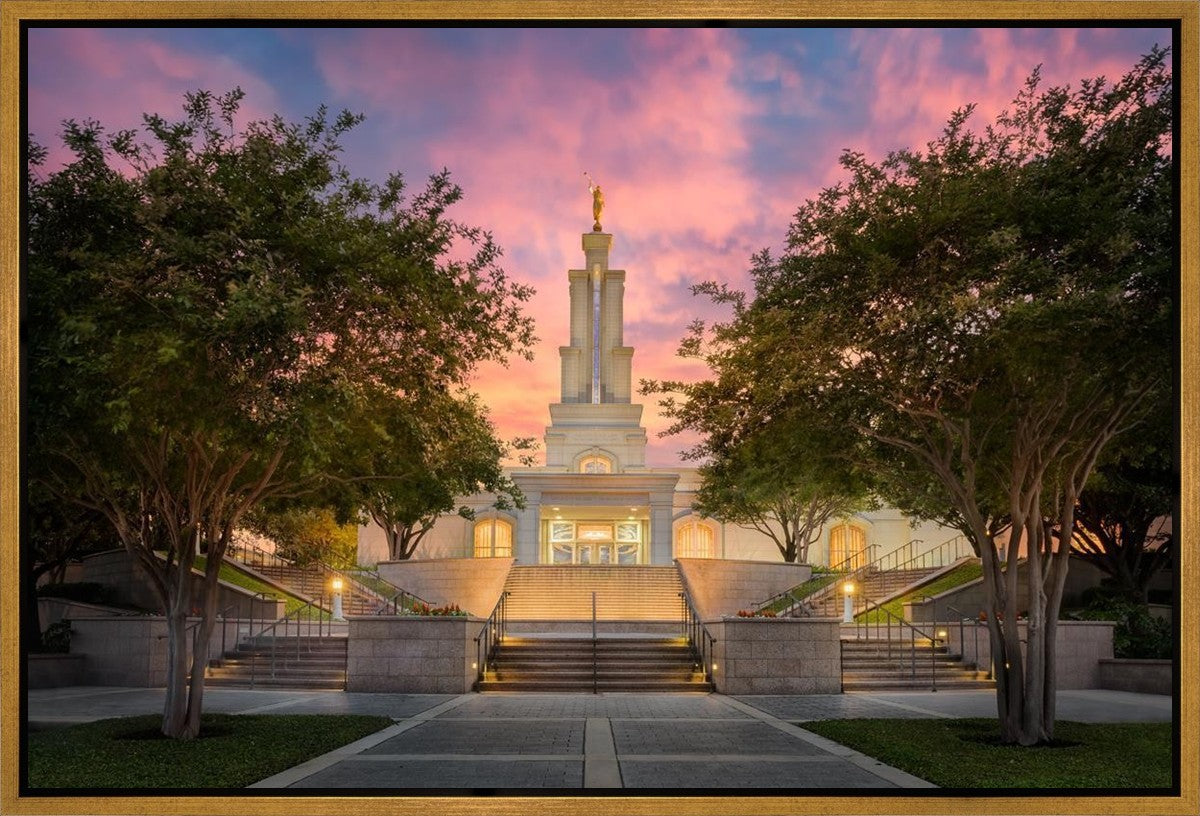 San Antonio Fiery Glow Gallery Wrap