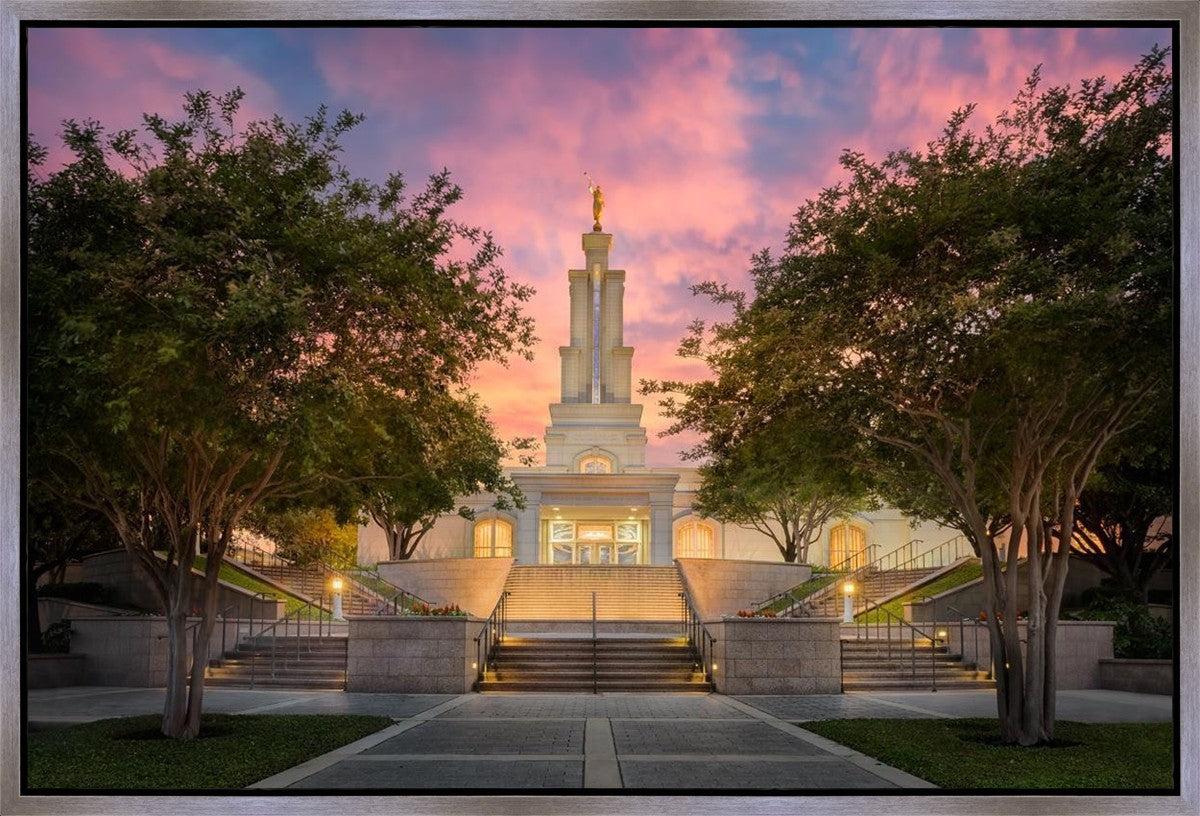 San Antonio Fiery Glow Gallery Wrap