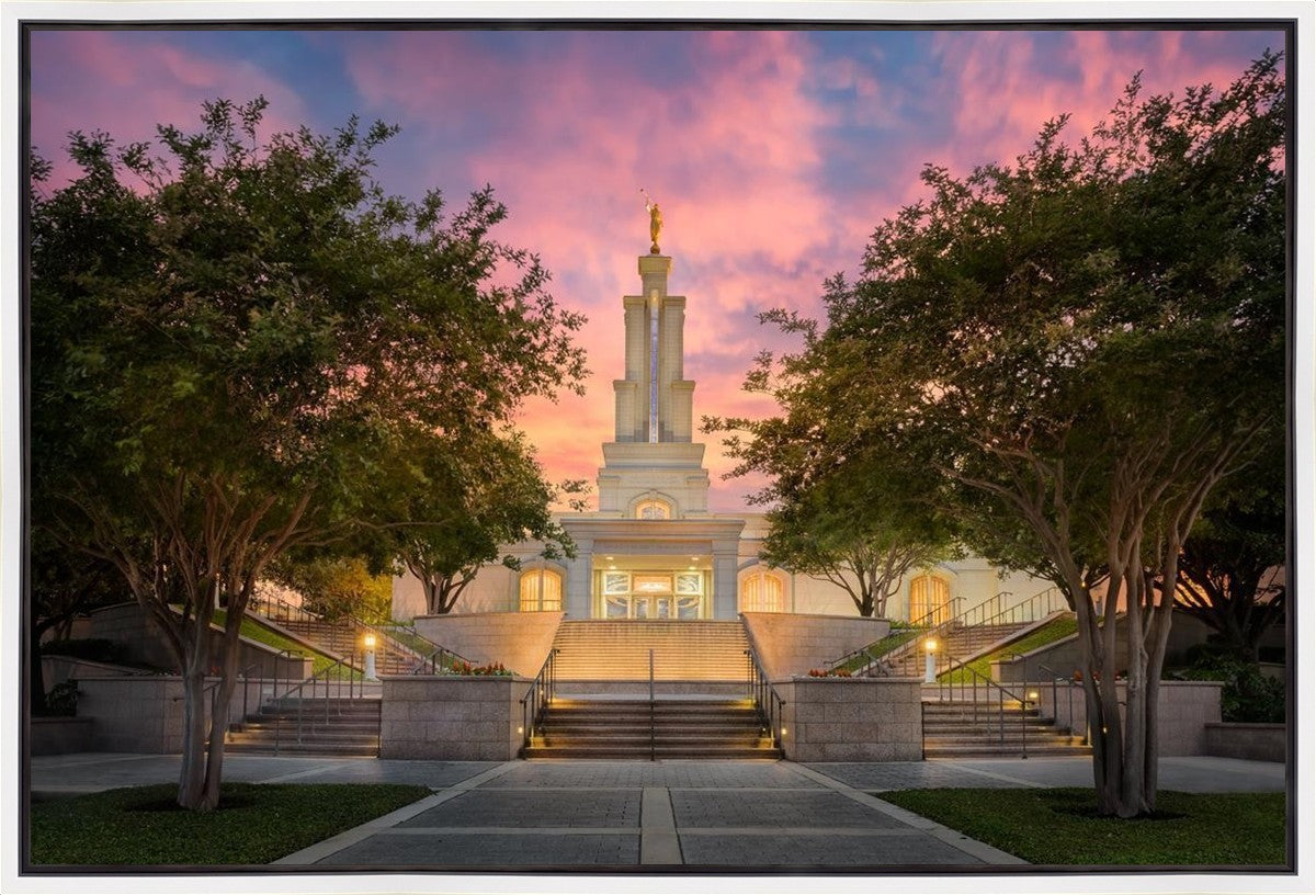 San Antonio Fiery Glow Gallery Wrap