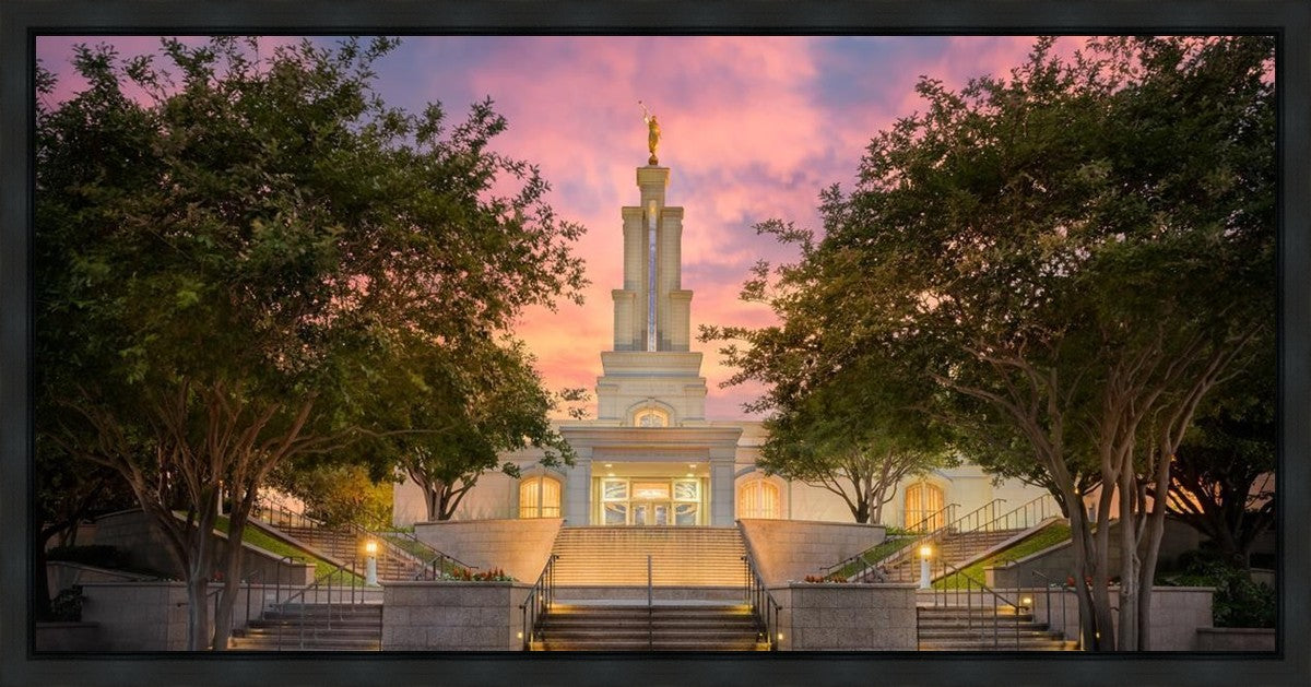 San Antonio Fiery Glow Gallery Wrap
