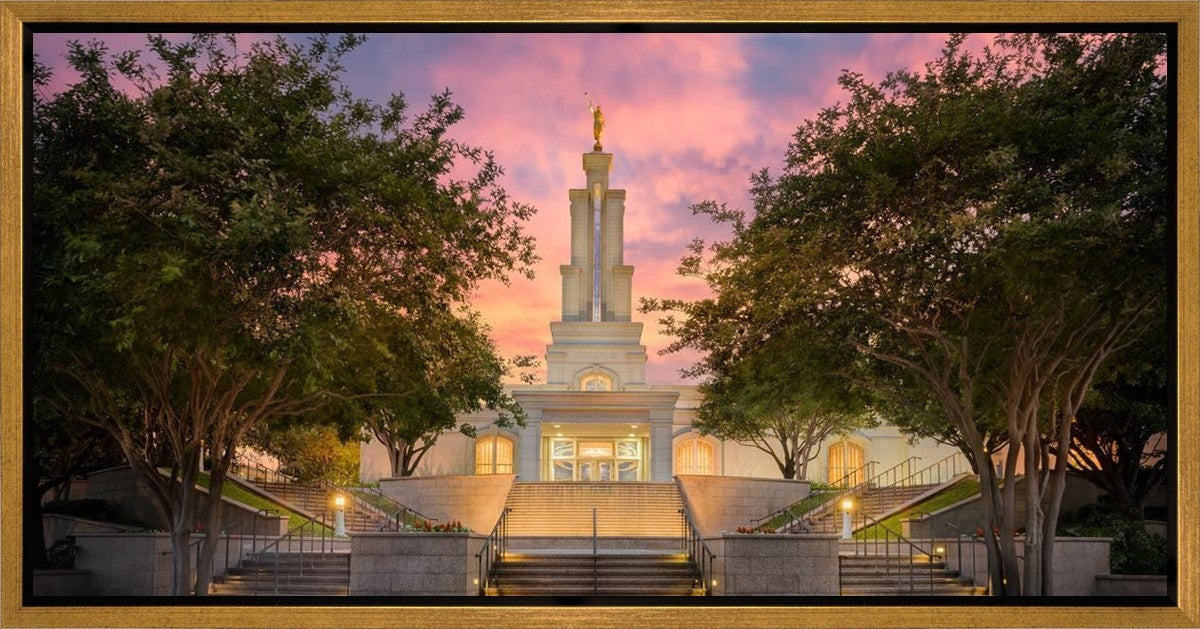 San Antonio Fiery Glow Gallery Wrap