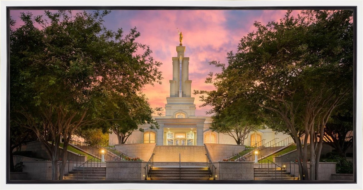 San Antonio Fiery Glow Gallery Wrap