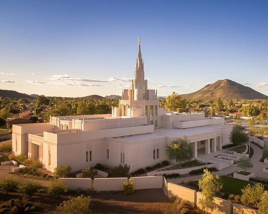 Phoenix Evening Warmth Aerial Gallery Wrap
