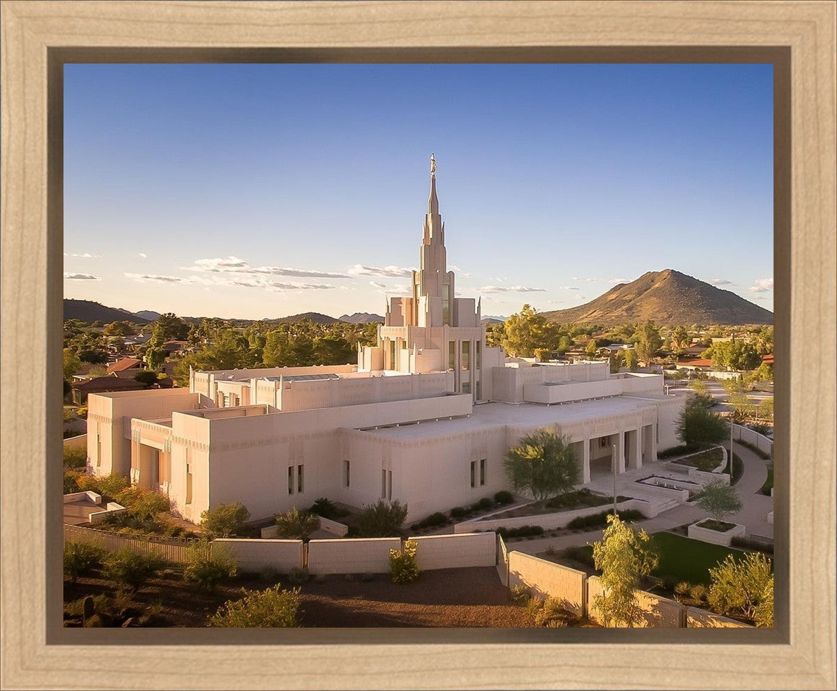 Phoenix Evening Warmth Aerial Gallery Wrap