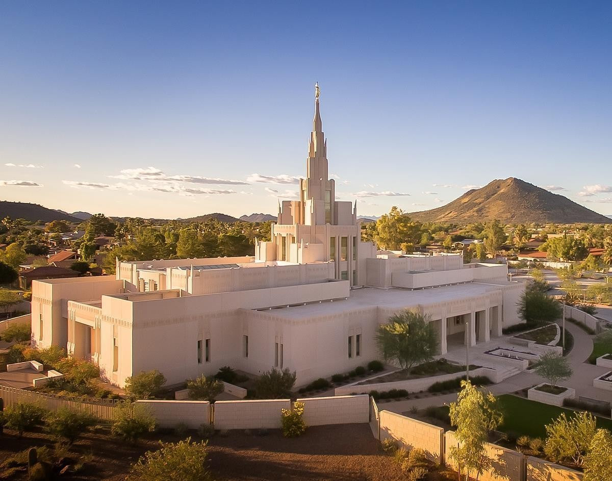 Phoenix Evening Warmth Aerial Gallery Wrap
