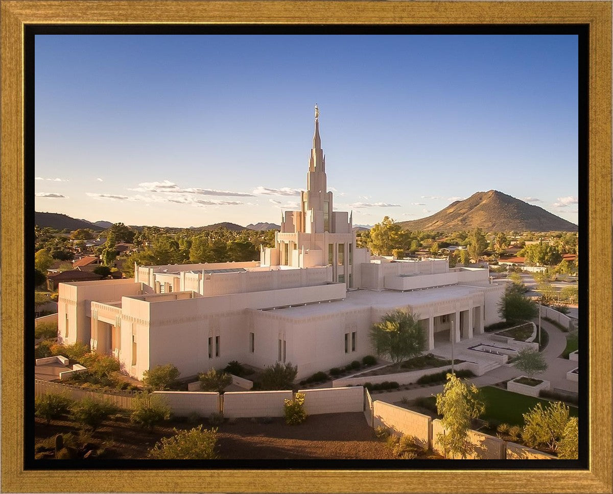 Phoenix Evening Warmth Aerial Gallery Wrap