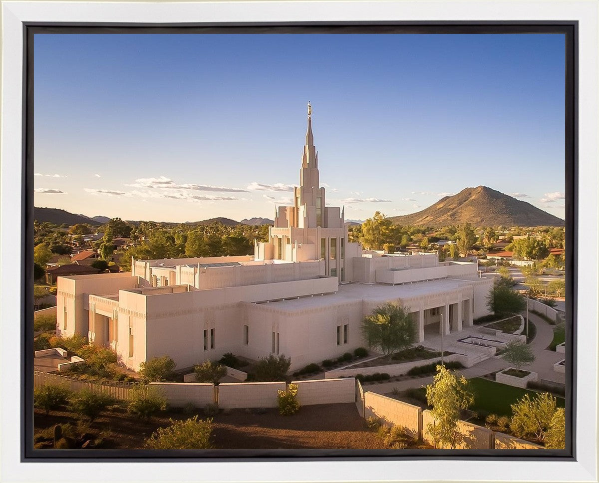 Phoenix Evening Warmth Aerial Gallery Wrap