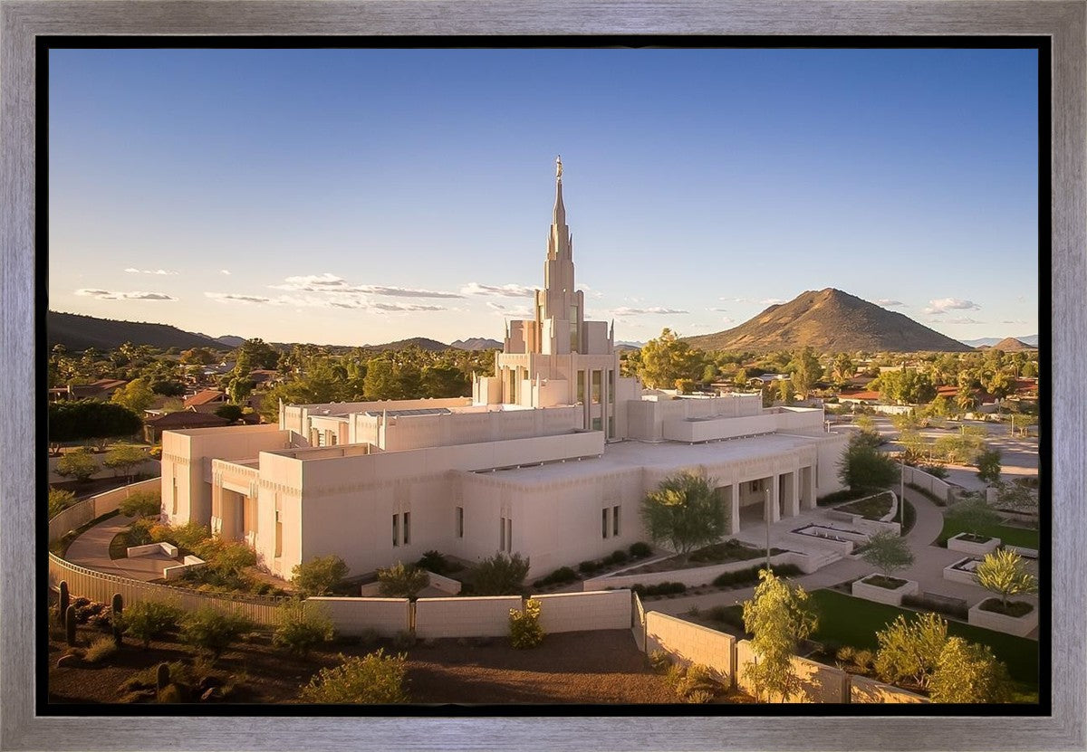 Phoenix Evening Warmth Aerial Gallery Wrap