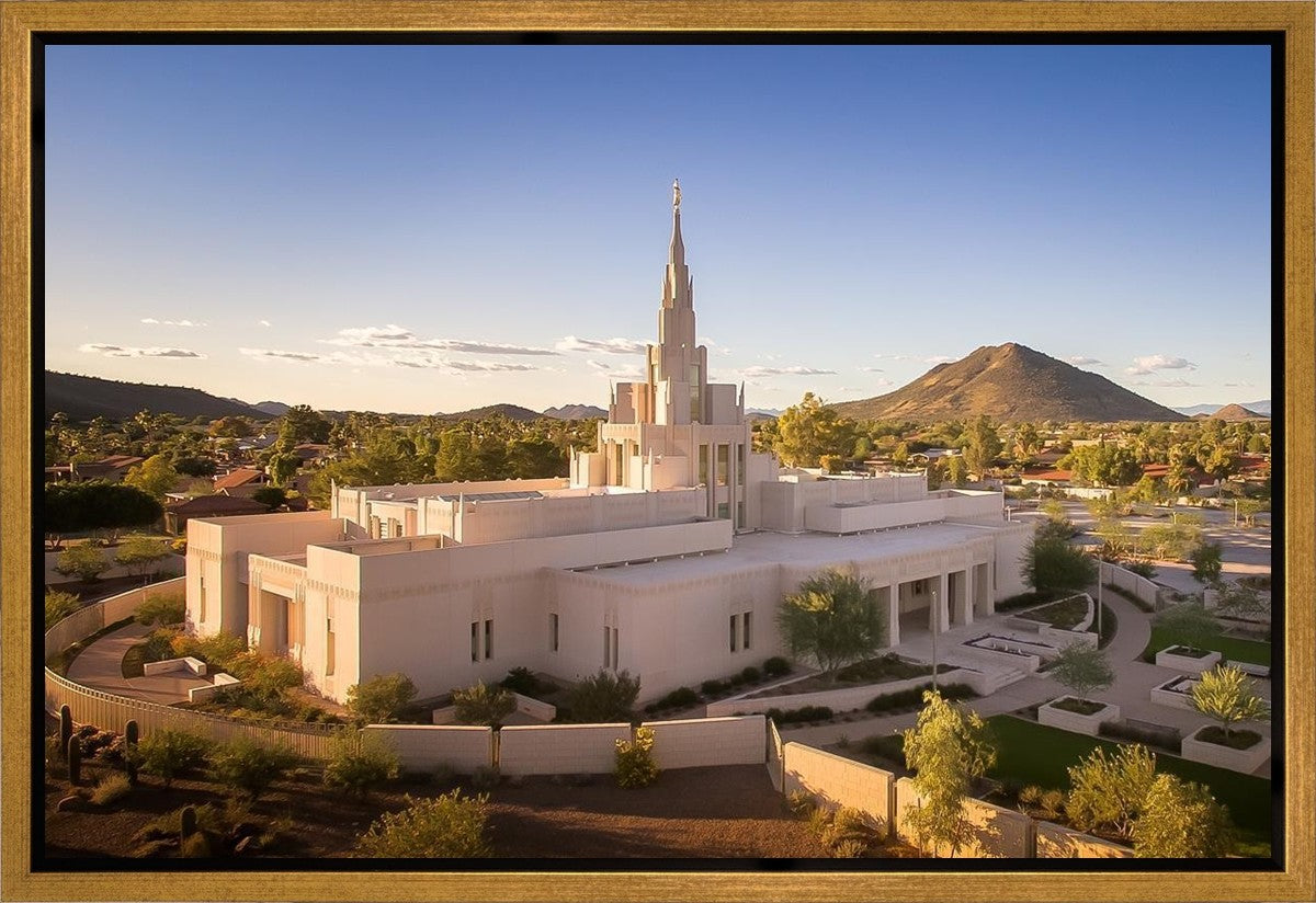 Phoenix Evening Warmth Aerial Gallery Wrap